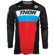Pánský MX dres THOR PULSE Racer Black/ Red/ Blue