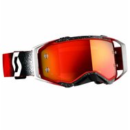 SCOTT PROSPECT White/Red Goggle - Orange Chrome Lens