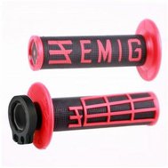 Gripy ODI V2 Lock-On EMIG BLACK/RED
